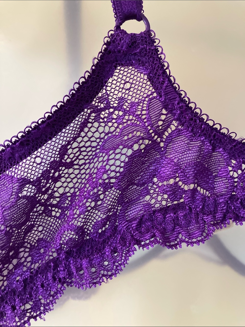 Victoria’s Secret Dream Angels Purple Push Up Jeweled Bra 36A GUC - Picture 4 of 8